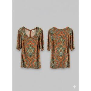ECI Woman New York Paisley Dress Size 16